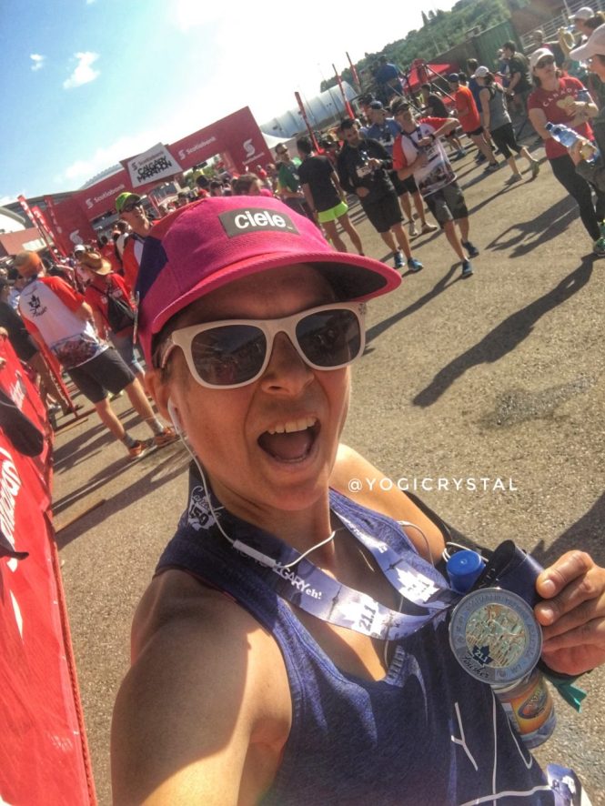 Calgary Half Marathon 2017 medal
